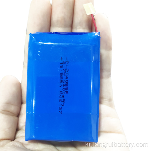 커스텀 204059 5400mah 5.4Ah 3.7V 리튬 폴리머 배터리